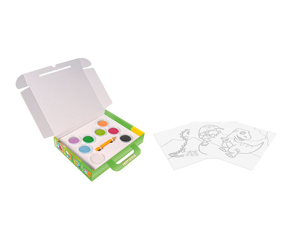 JOVI PLAY&FUN Sand Painting Kit Dinosaurs