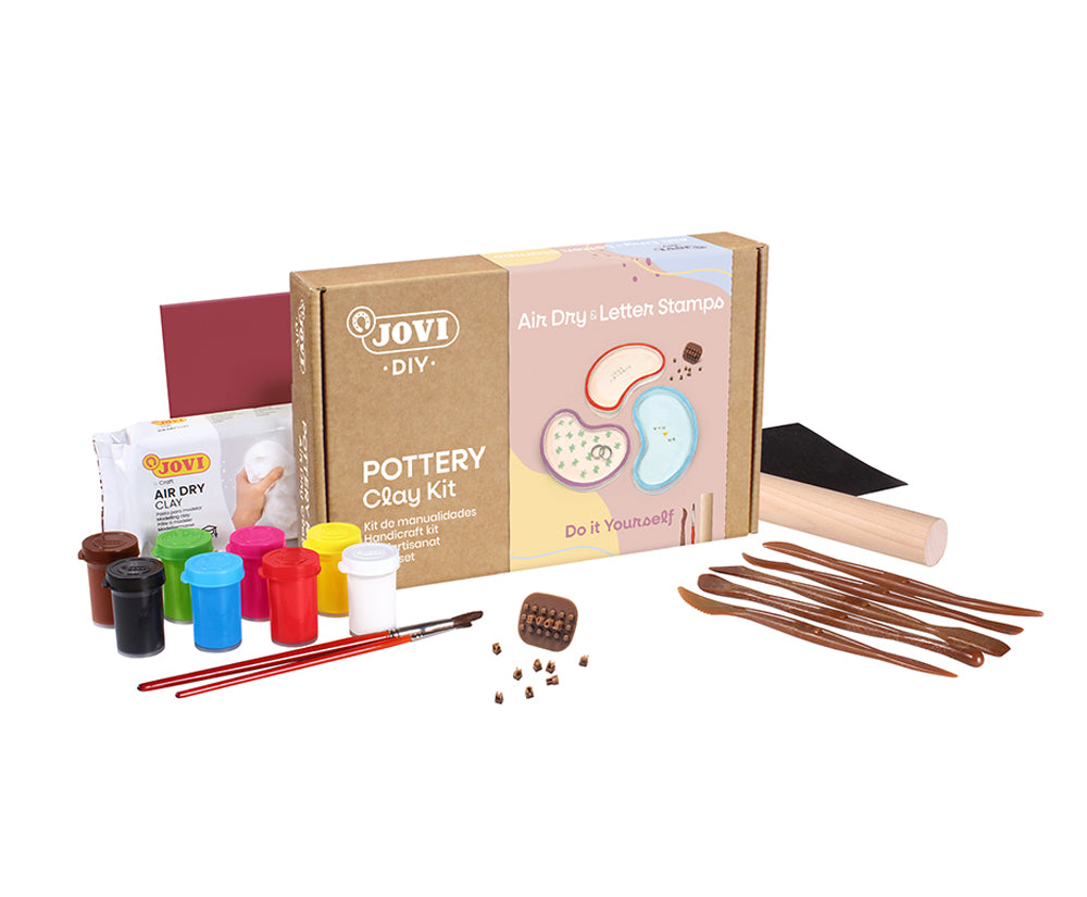 JOVI CRAFT KIT Air Dry LETTER STAMPS