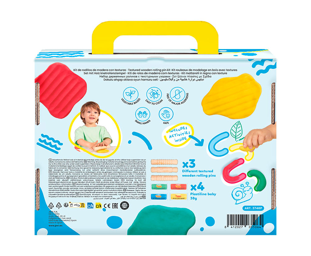 JOVI PLASTILINA BABY My First Modelling Kit w/Rolling Pins