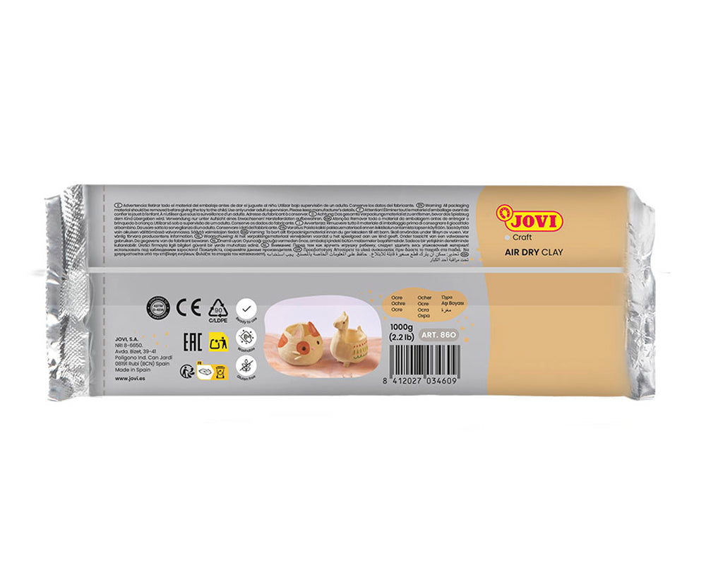 JOVI AIR HARDENING CLAY 1000g OCHRE