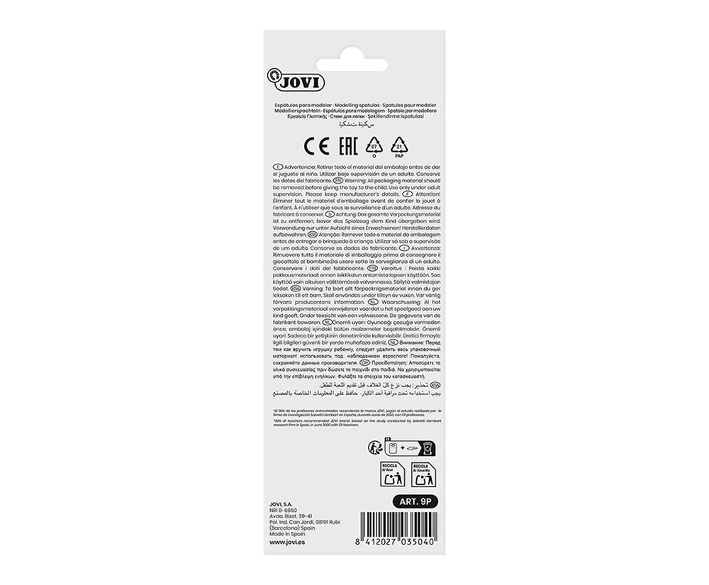 JOVI MODELLING TOOLS 3 pack PASTEL
