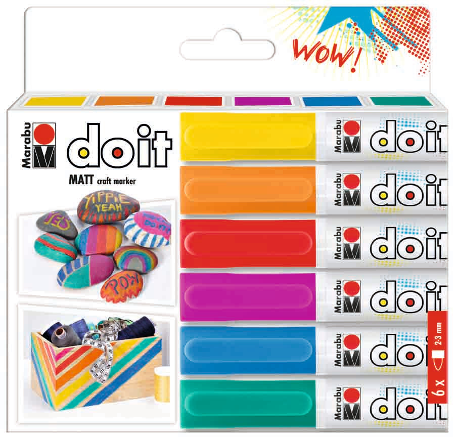 MARABU DO IT CRAFT MARKER SET 6