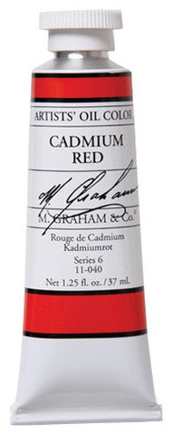 M GRAHAM OIL 37ML CADMIUM RED