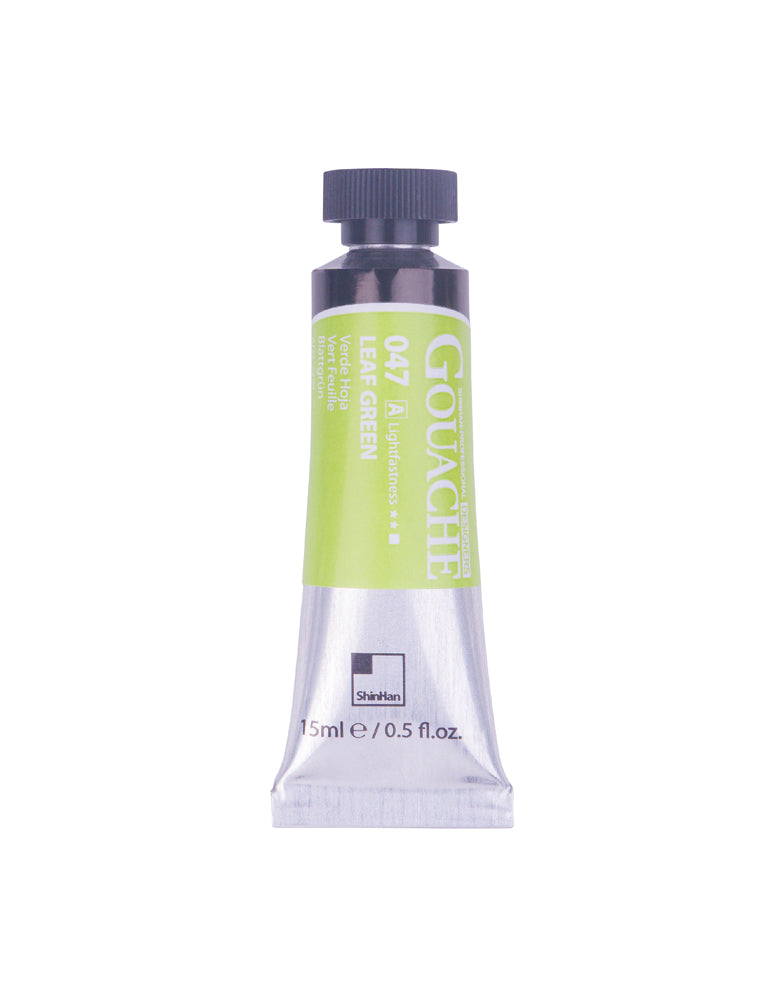 SHINHAN PROFESSIONAL GOUACHE 15ML LEAF GREEN
