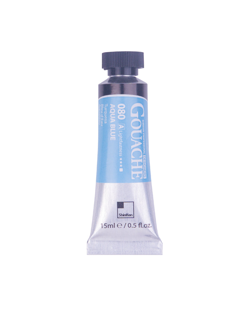 SHINHAN PROFESSIONAL GOUACHE 15ML AQUA BLUE
