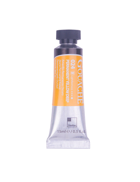 SHINHAN PROFESSIONAL GOUACHE 15ML PERMANENT YELLOW DEEP