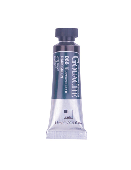 SHINHAN PROFESSIONAL GOUACHE 15ML DARK GREEN
