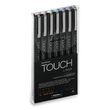 SHINHAN TOUCH LINER SET OF 7 COLOURS [0.1MM]