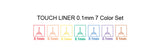 SHINHAN TOUCH LINER SET OF 7 COLOURS [0.1MM]