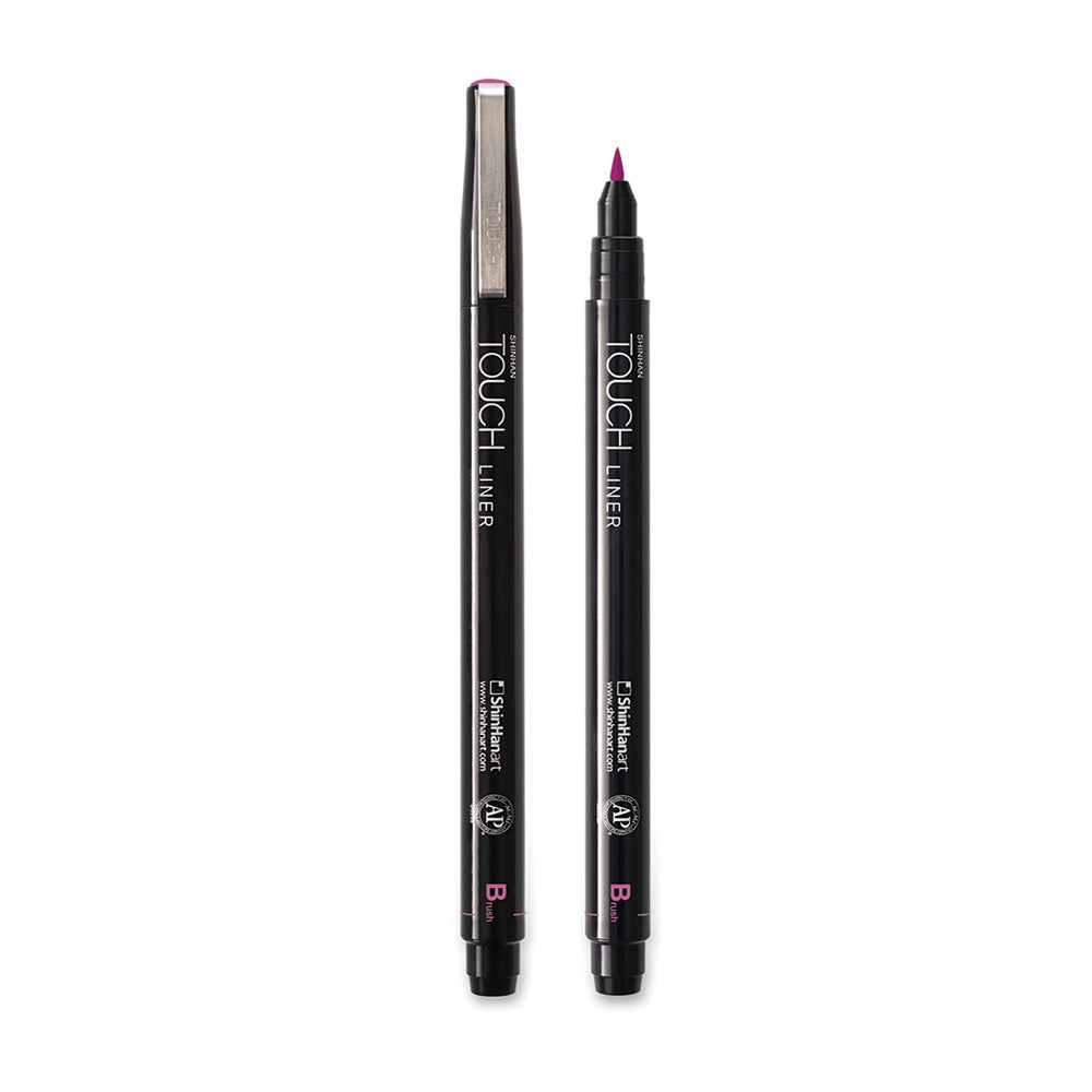 SHINHAN TOUCH LINER BRUSH WINE RED
