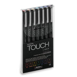 SHINHAN TOUCH LINER SET OF 7 COLOURS [BRUSH]