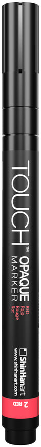 SHINHAN TOUCH OPAQUE MARKER - FINE RED