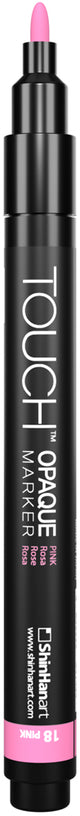 SHINHAN TOUCH OPAQUE MARKER - FINE PINK