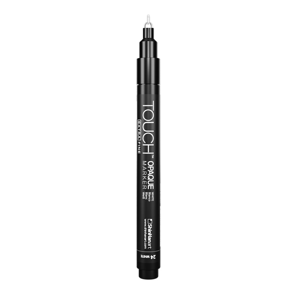 SHINHAN TOUCH OPAQUE MARKER - EXTRA FINE WHITE