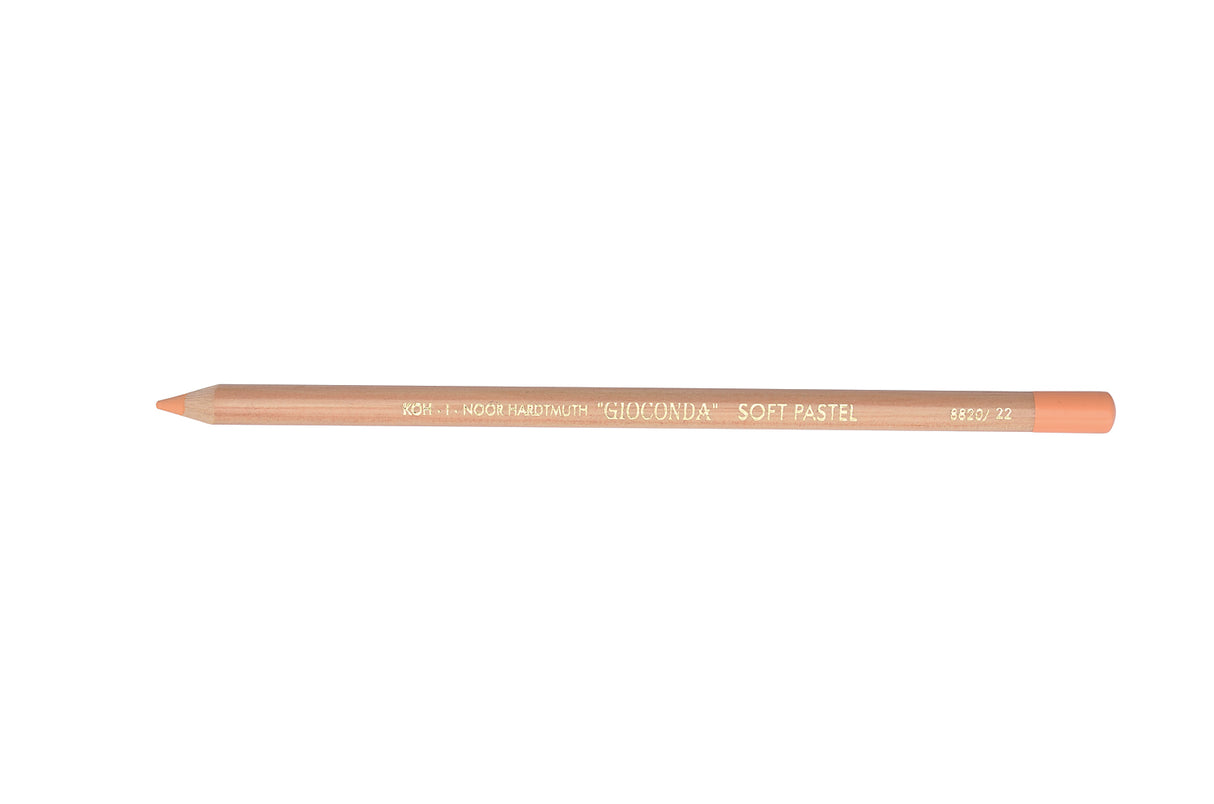 SOFT PASTEL CHALK PENCIL REDDISH ORANGE