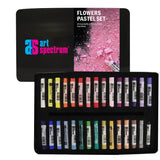 AS PASTEL SET OF 30 FLOWERS SET