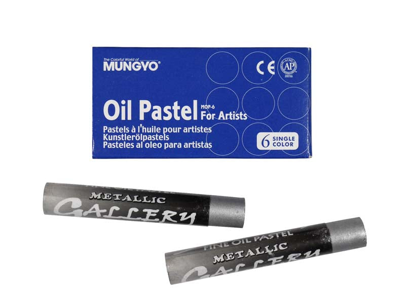 GALLERY OIL PASTELS MET SILVER (6)