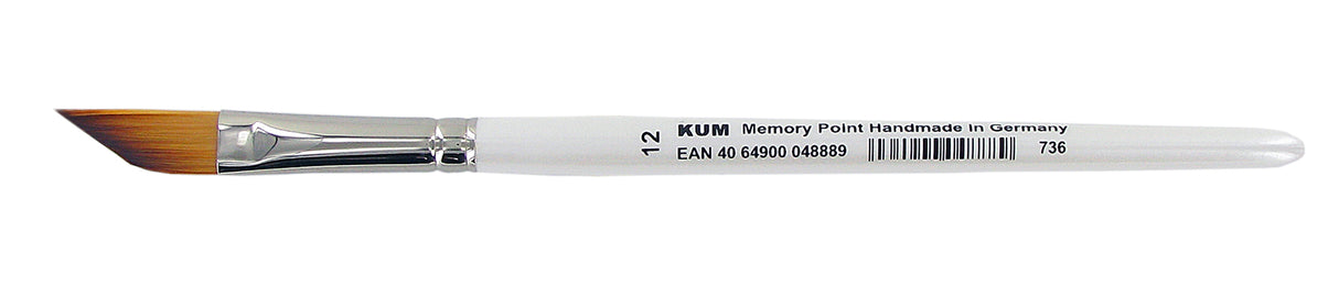 KUM MEMORY POINT BRUSH SLANTED #12