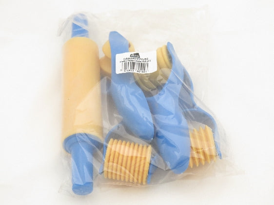 DAS PLASTIC PATTERNED ROLLER SET of 5