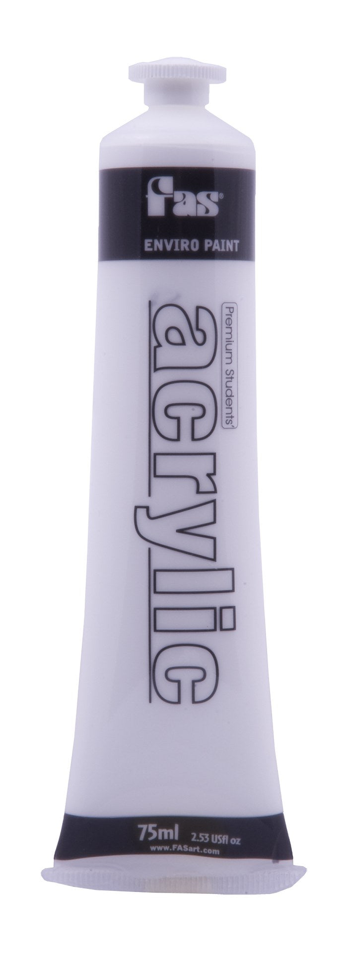FAS STUDENT ACRYLIC 75ml WHITE