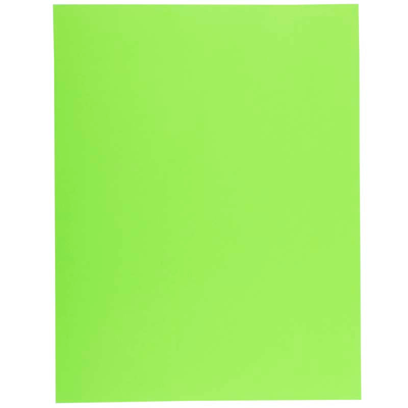 FLUORESCENT SHOWCARD 50x65 GREEN
