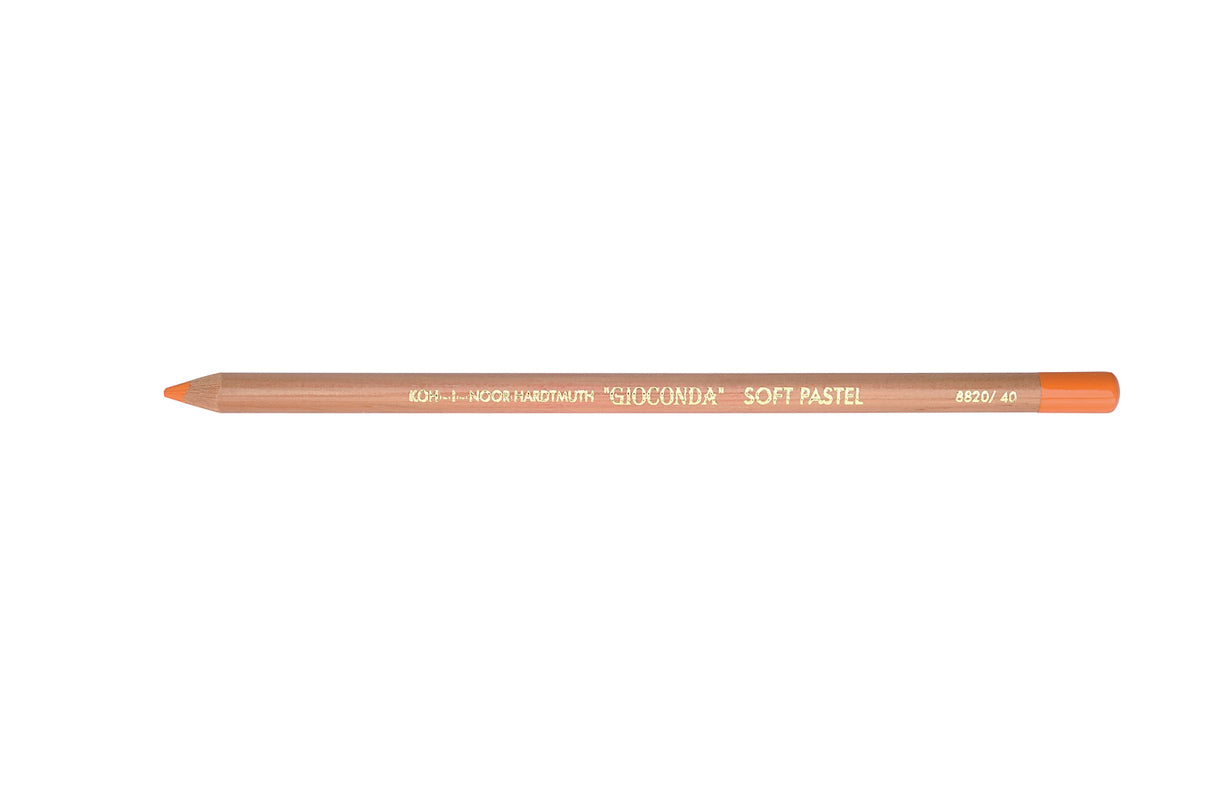 SOFT PASTEL CHALK PENCIL CADMIUM ORANGE