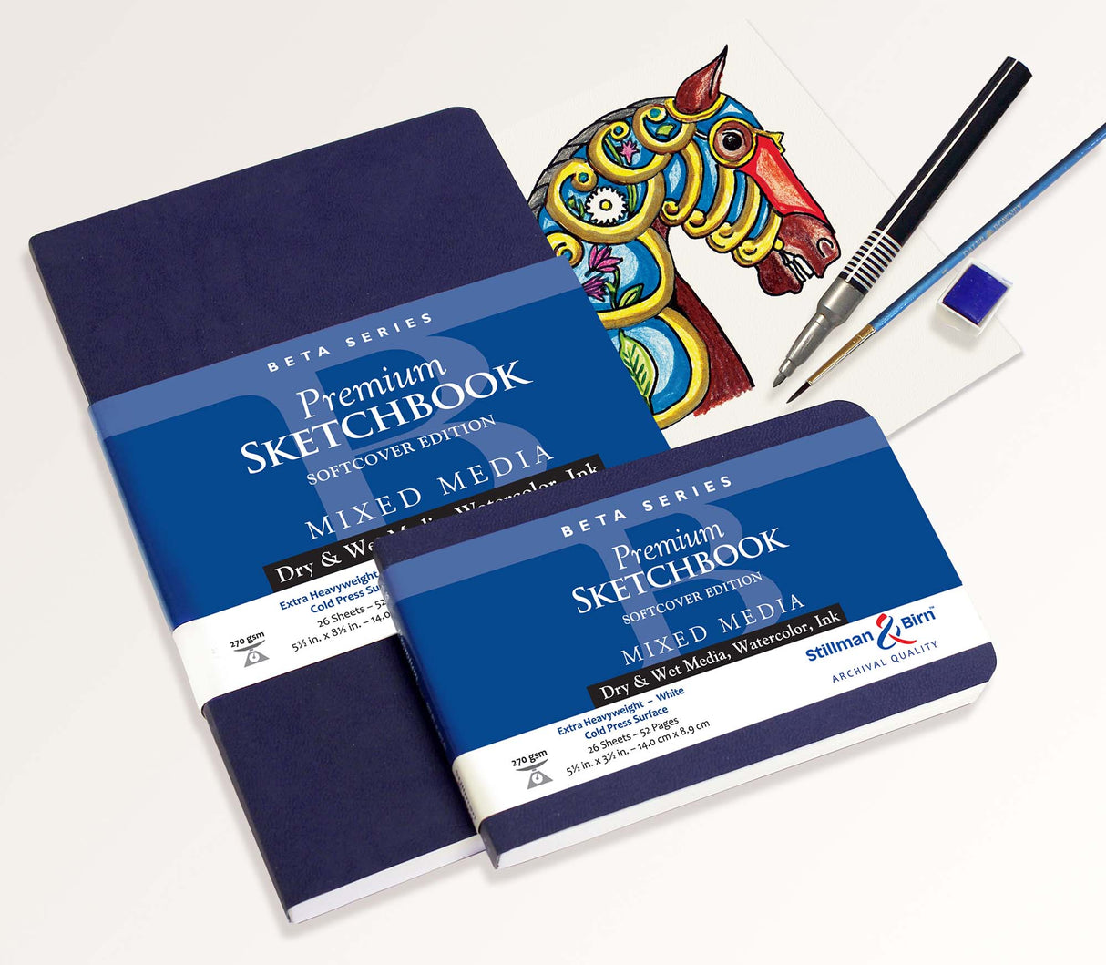 BETA S/COVER 270gsm 8.5x5.5" L/SC