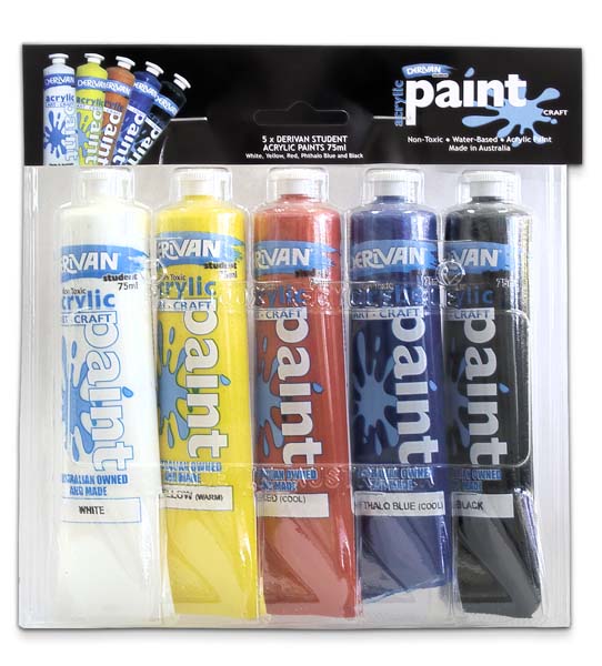 DERIVAN STUDENT 75ML 5 TUBE PACK